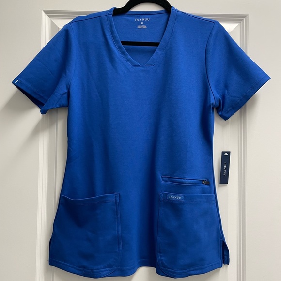 Jaanuu Tops Royal Blue Jaanuu 4pocket Scrub Top Poshmark